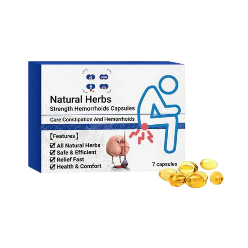 HemRelief Herbal Hemorrhoids Capsules | Résout 95% des problèmes anaux en 4 semaines