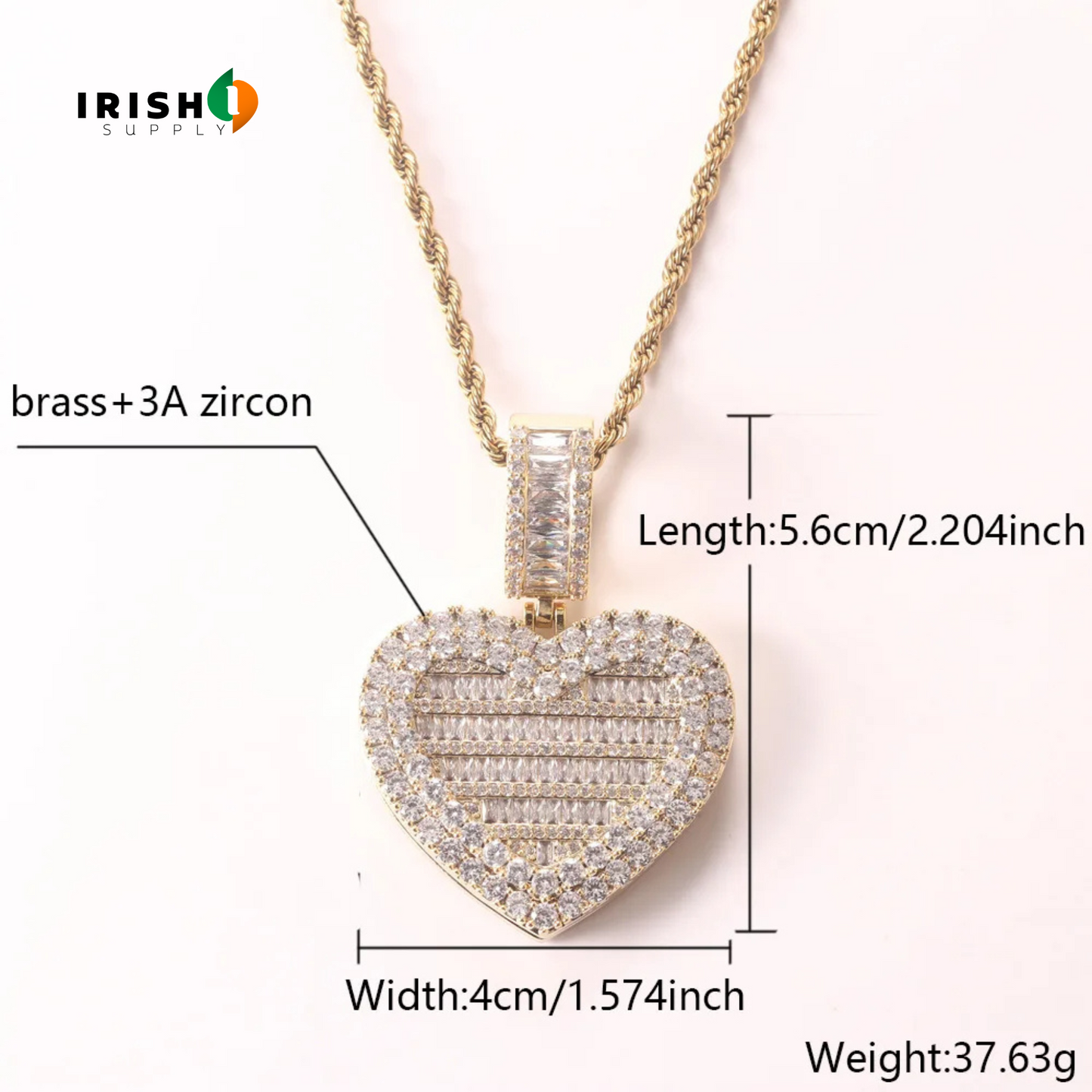 ICELOCK Forever Memory Heart Photo Locket
