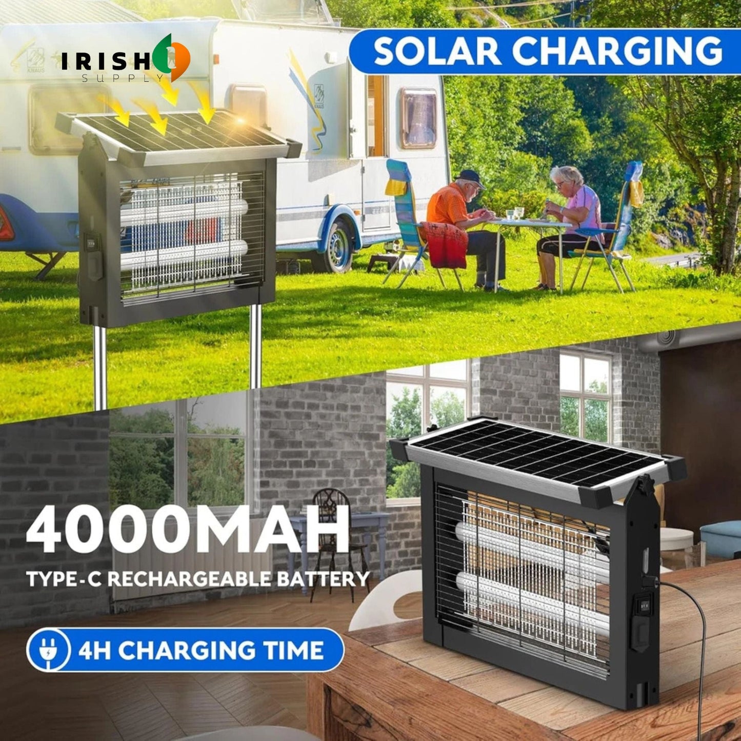 ZAPTRA Solar Outdoor Insect Eliminator