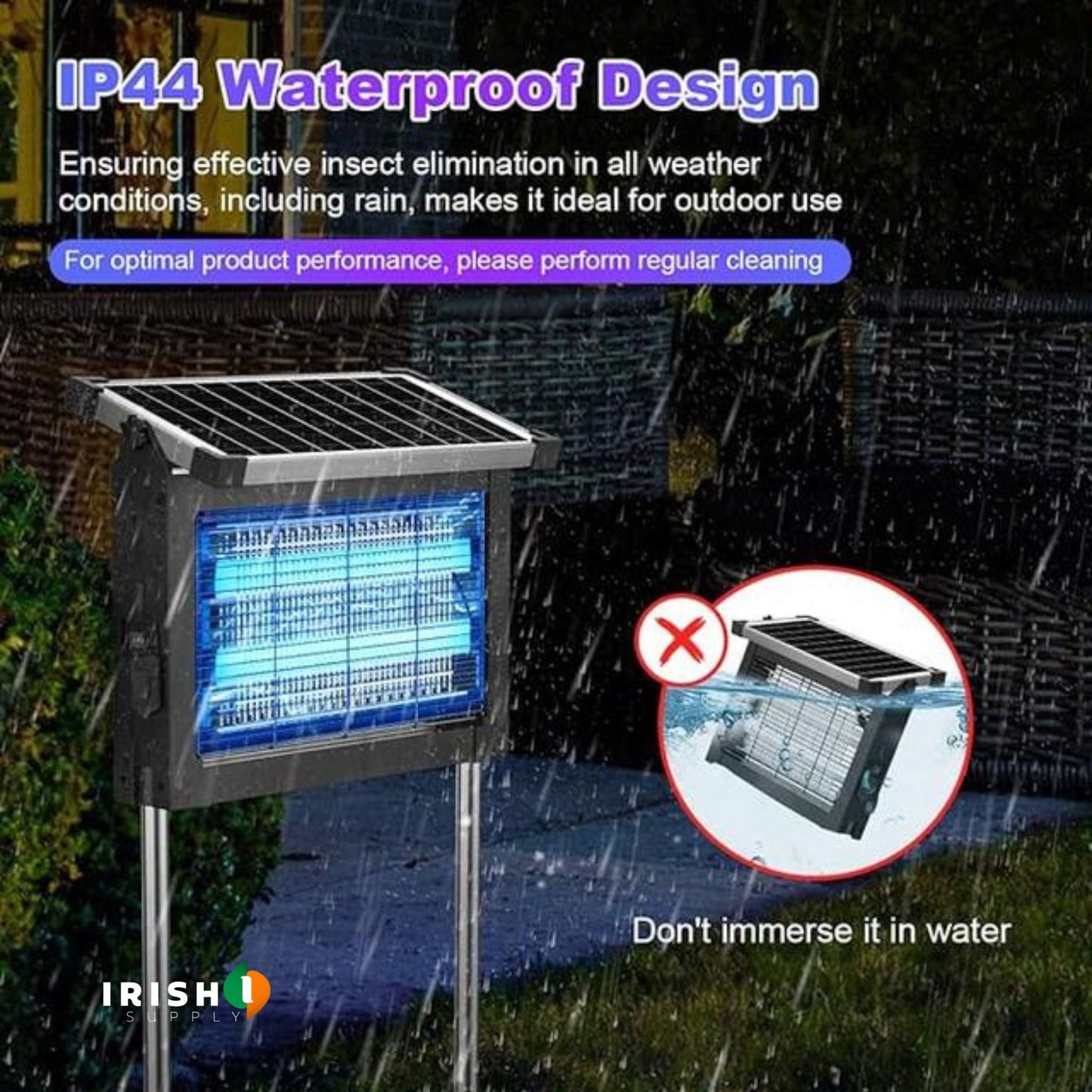 ZAPTRA Solar Outdoor Insect Eliminator