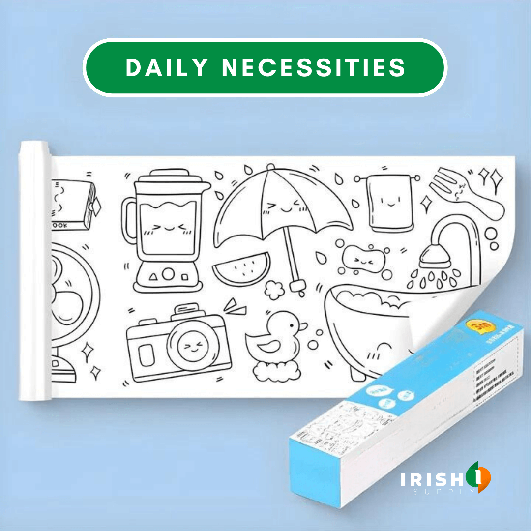 ROLLDODDLE  Self-Adhesive Colouring Paper Roll