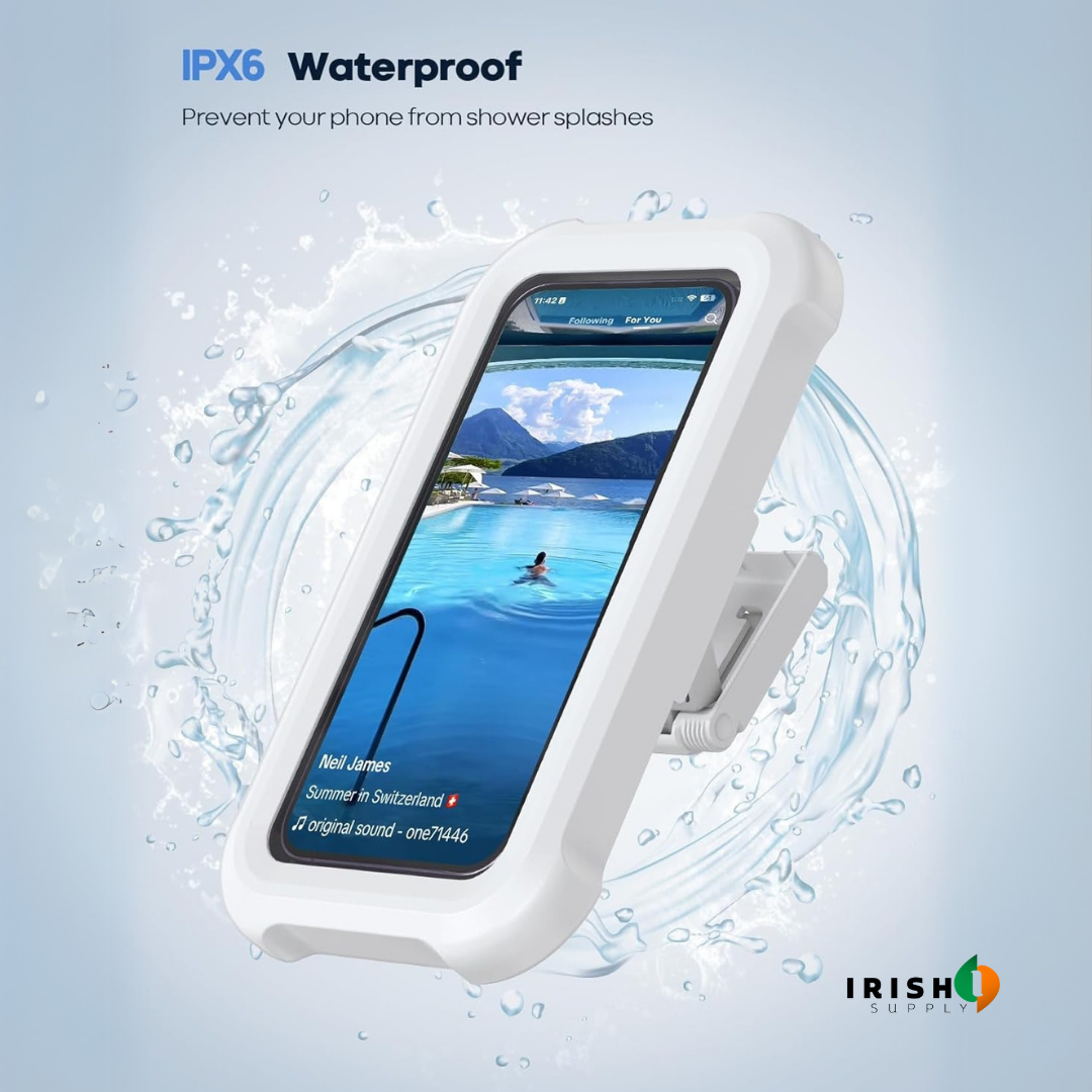 SPLASHSAFE Waterproof Shower Phone Holder