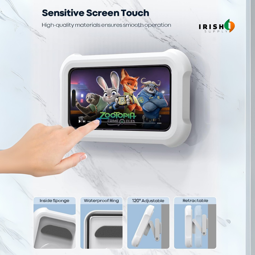 SPLASHSAFE Waterproof Shower Phone Holder