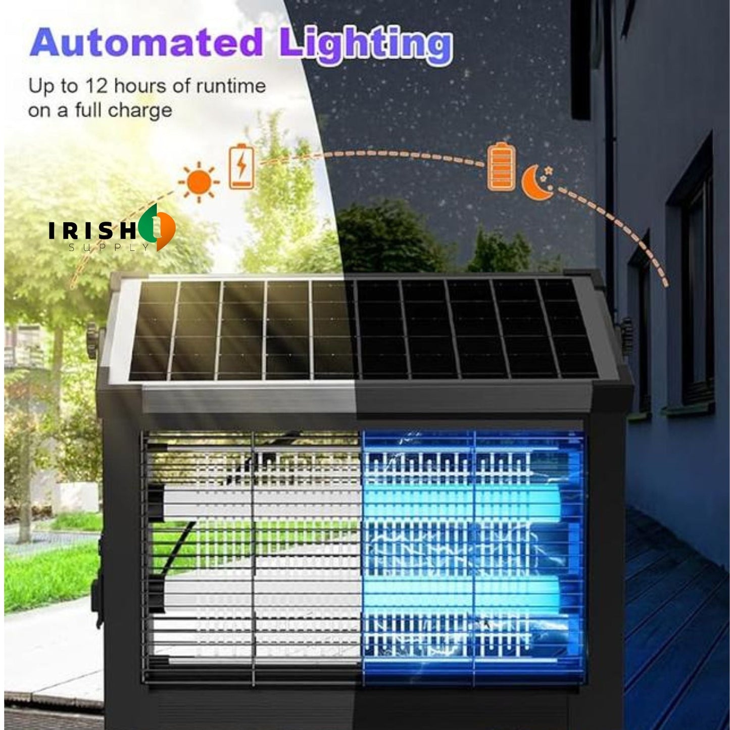 ZAPTRA Solar Outdoor Insect Eliminator