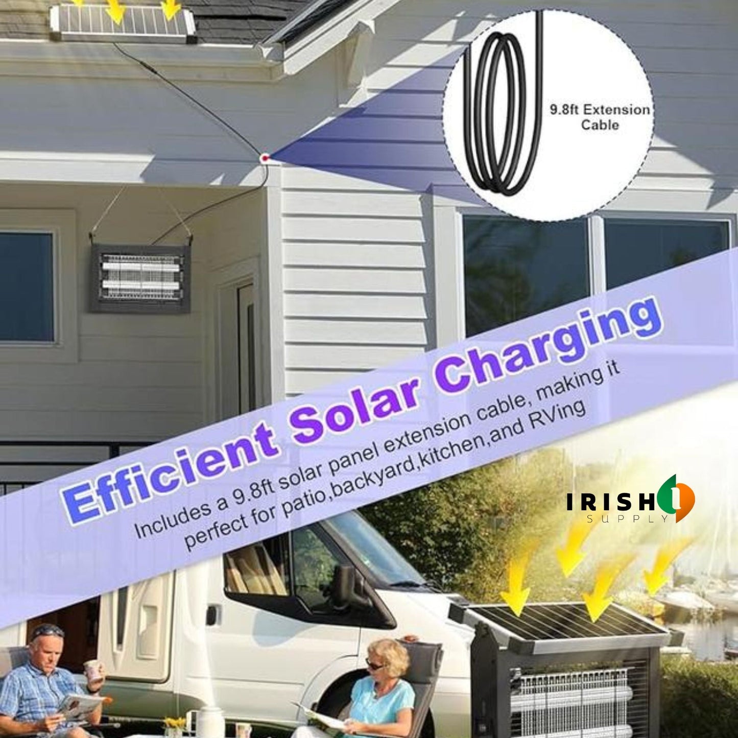 ZAPTRA Solar Outdoor Insect Eliminator