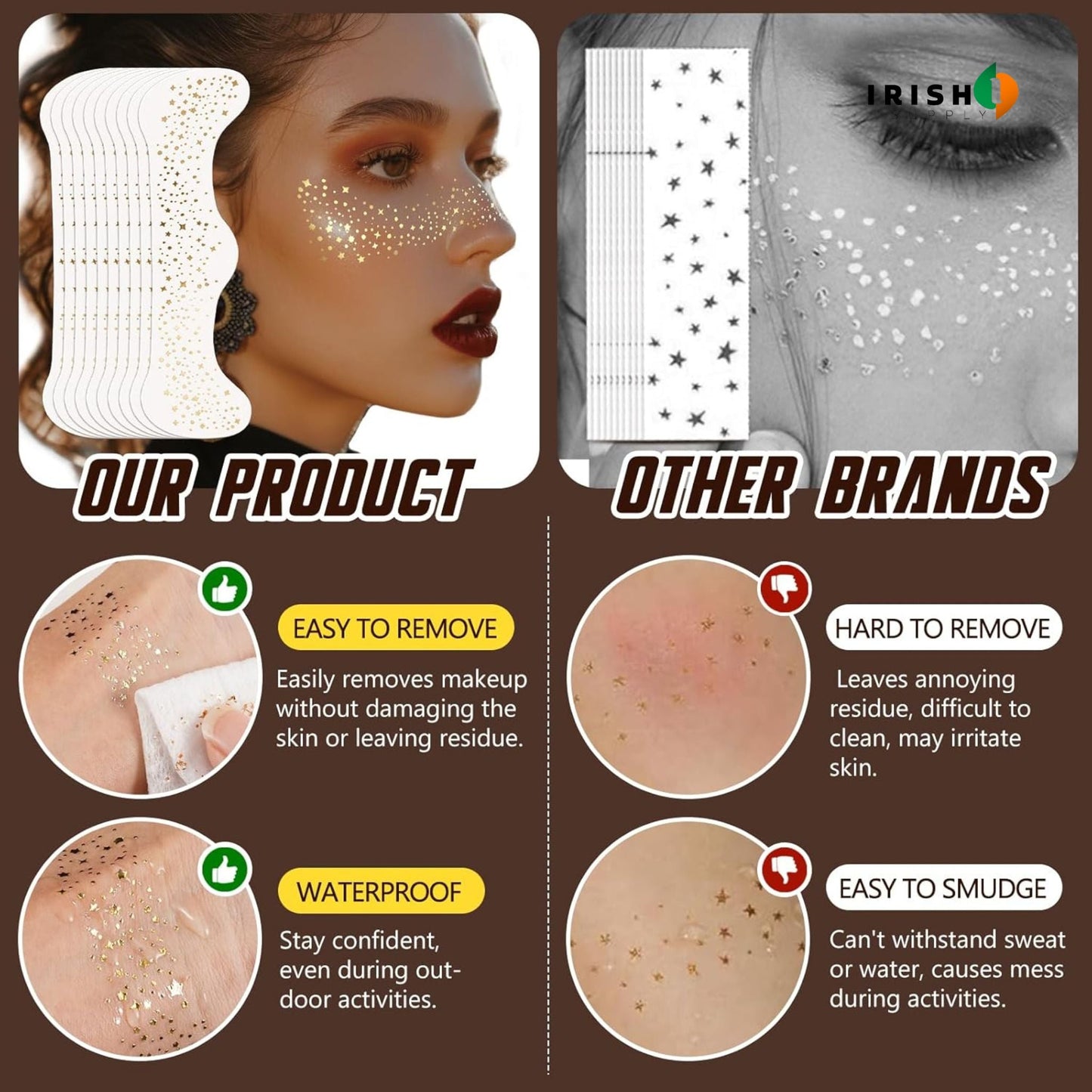 FRECKLIT Elegant Eye Freckle Stickers