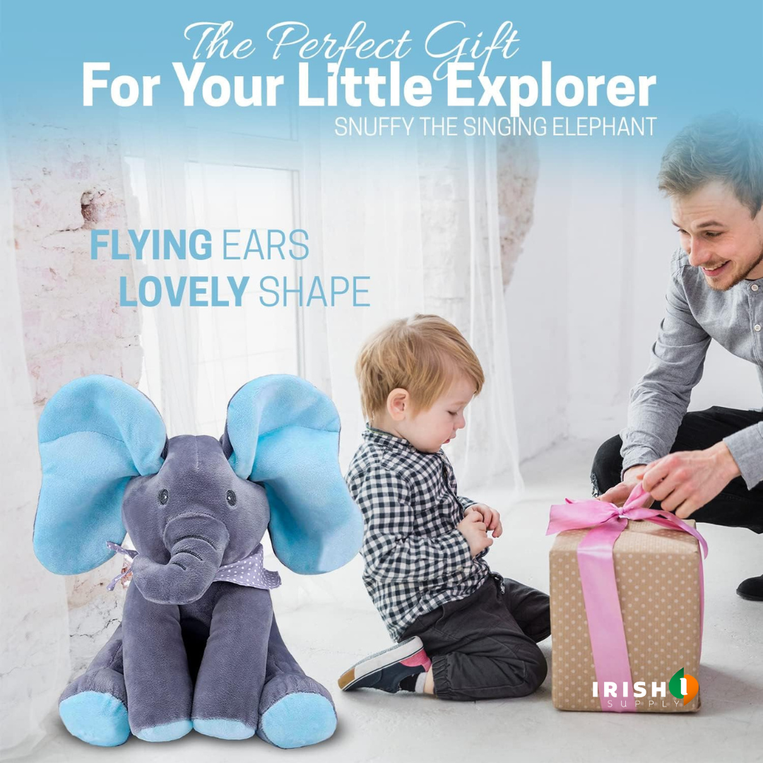 LILGIGGLE Elephant Singing Plush Toy