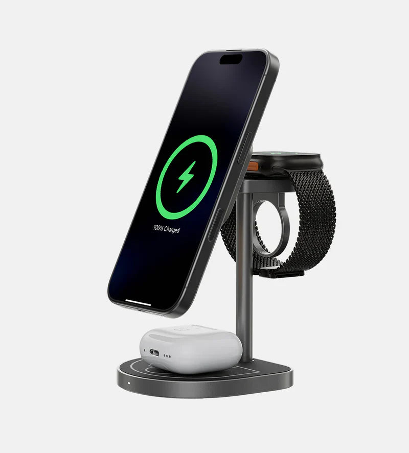 TRICHARGE  3-Point Power Creative 3-in-1 MagSafe Charging Stand