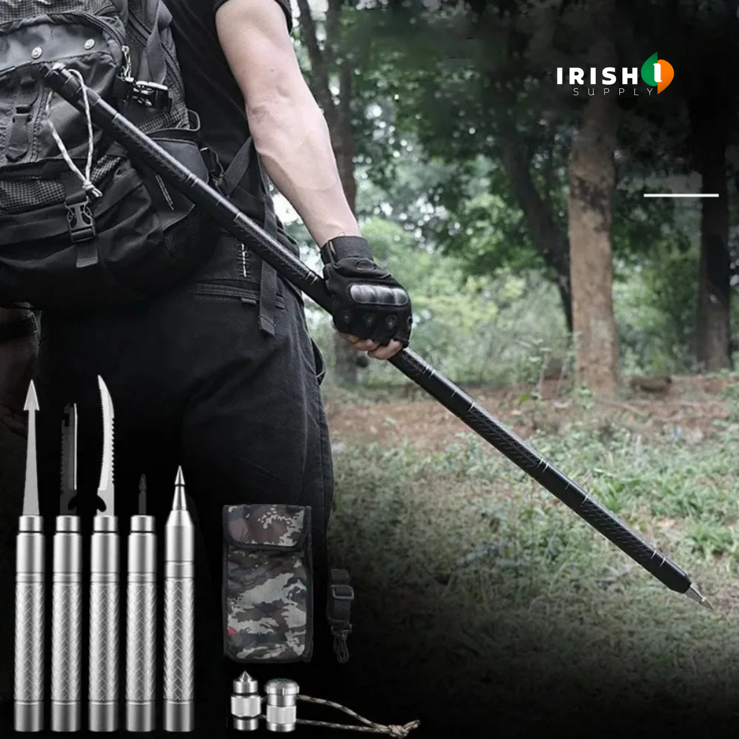 EVERSTRONG  Multifunctional Survival Tools Walking Stick