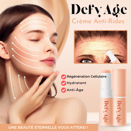 Crème anti-rides DefyAge™ | Éliminez vos rides instantanément !