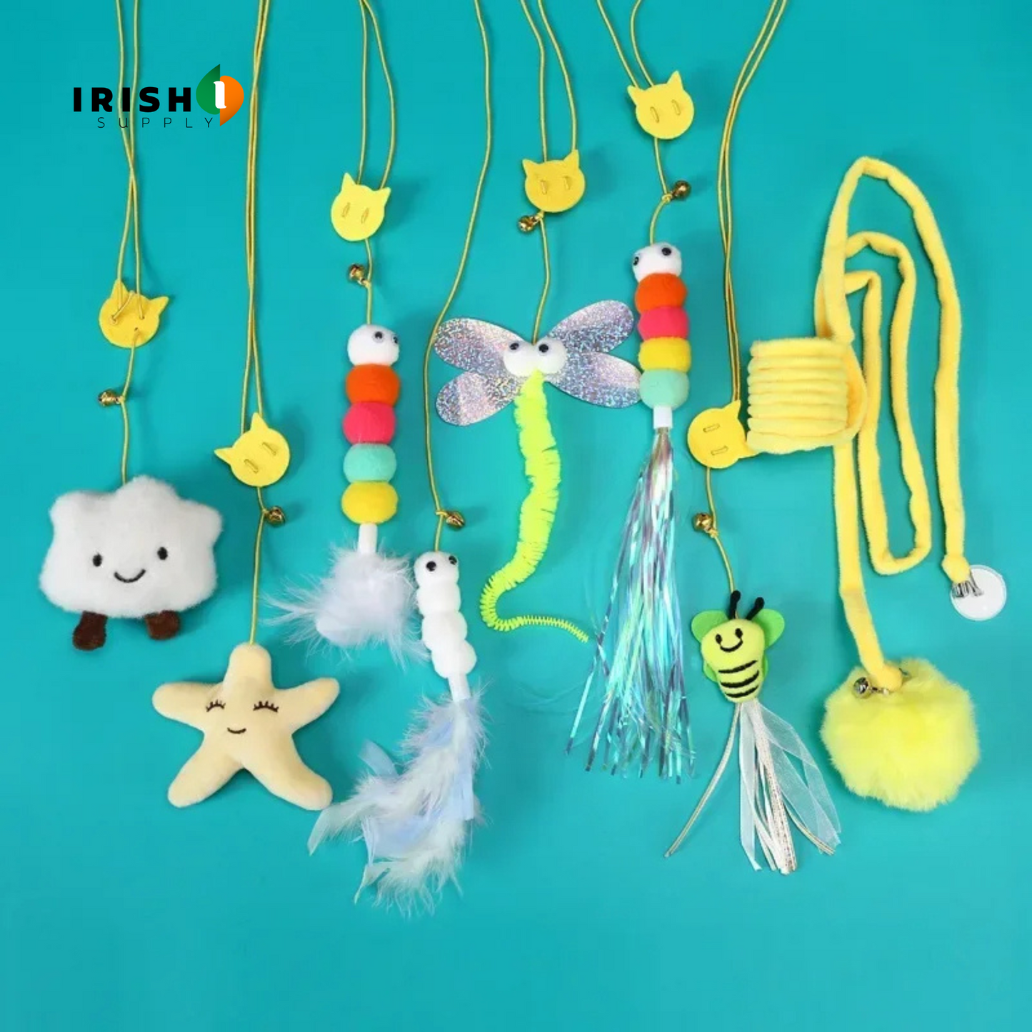 KITTYTETHER Hanging Door Type Interactive Kitten Toy