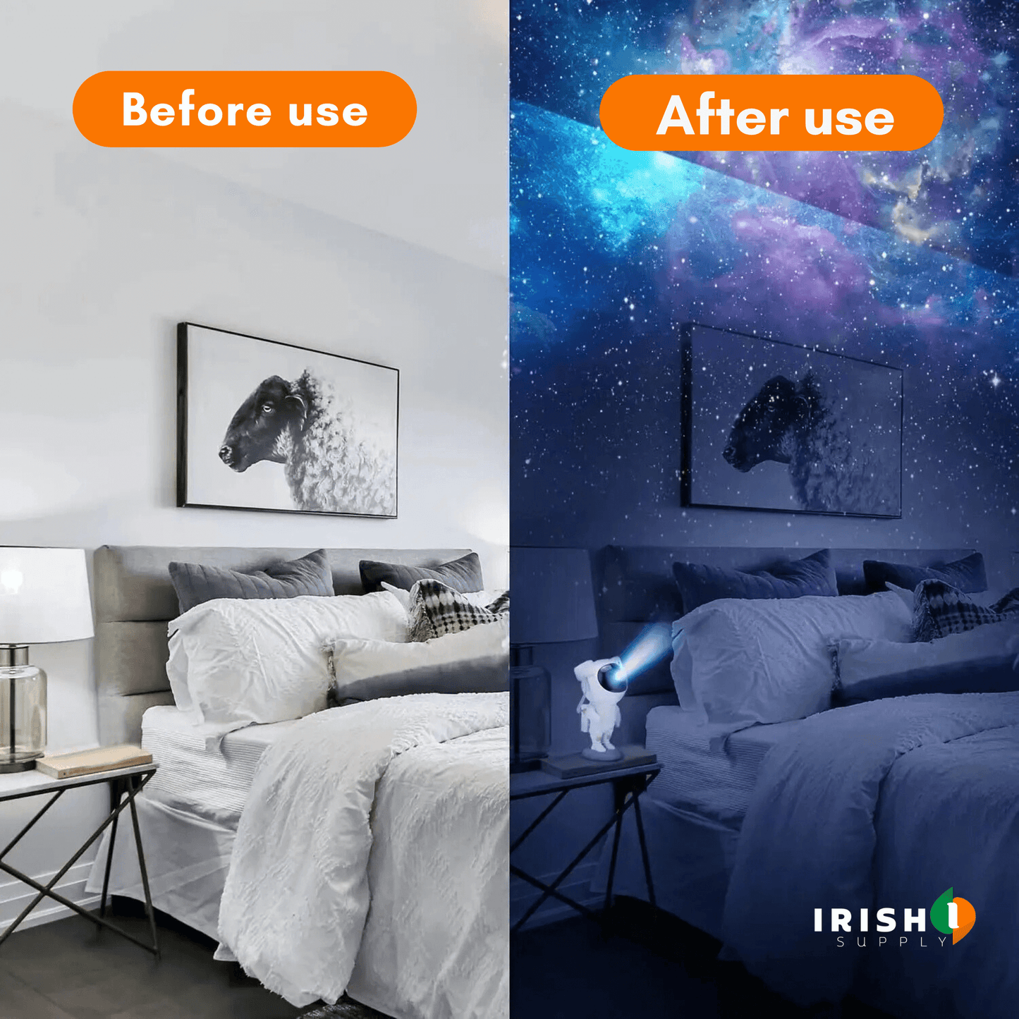 COSMOGLOW Immersive Astronaut Night Light