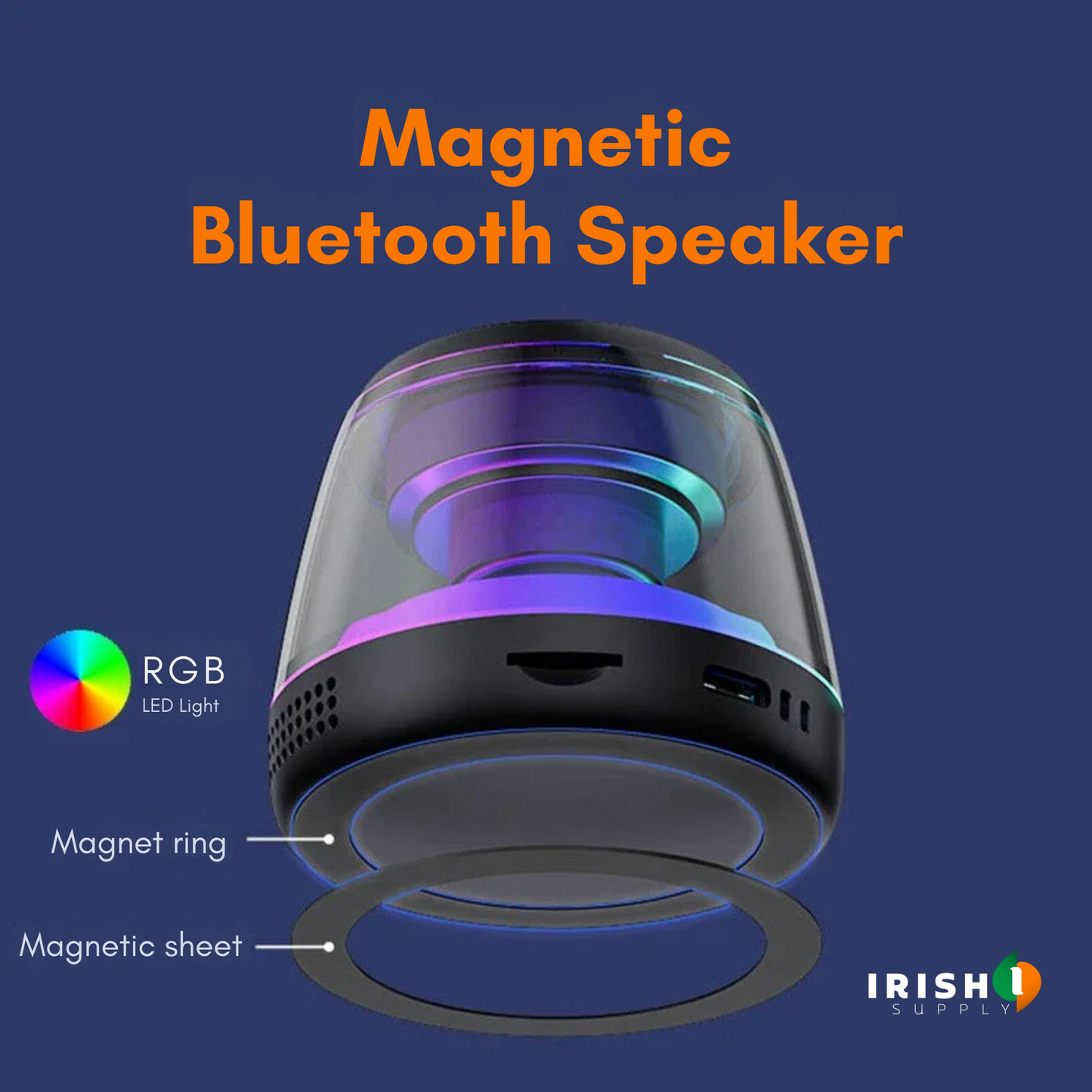 SOUNDRING Wireless Sound Box Magnetic Bluetooth Speaker