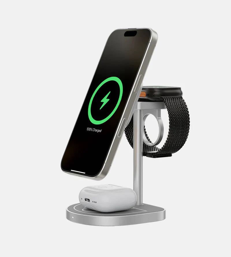 TRICHARGE  3-Point Power Creative 3-in-1 MagSafe Charging Stand