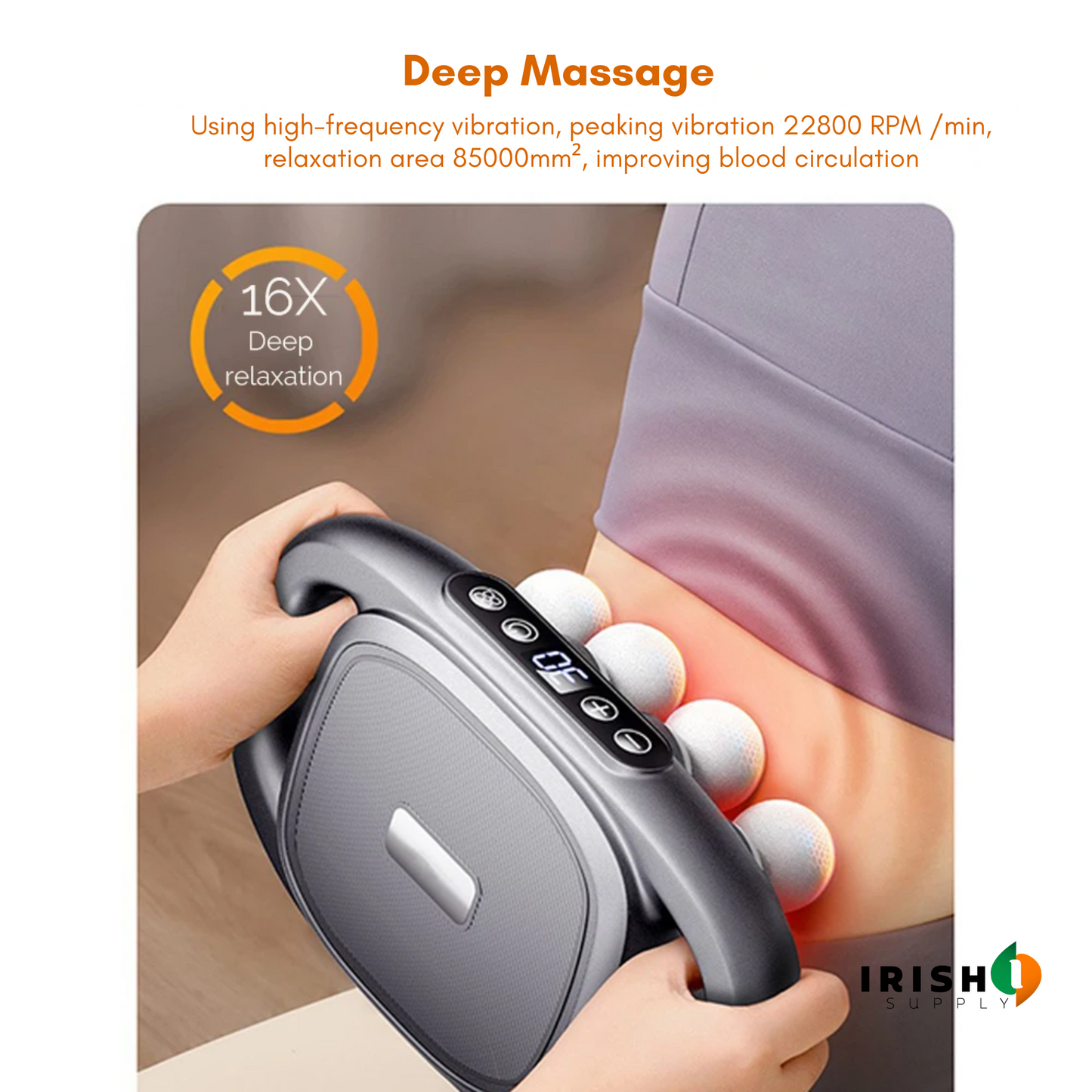 POWERPULSE Ultimate 8-Head Massager