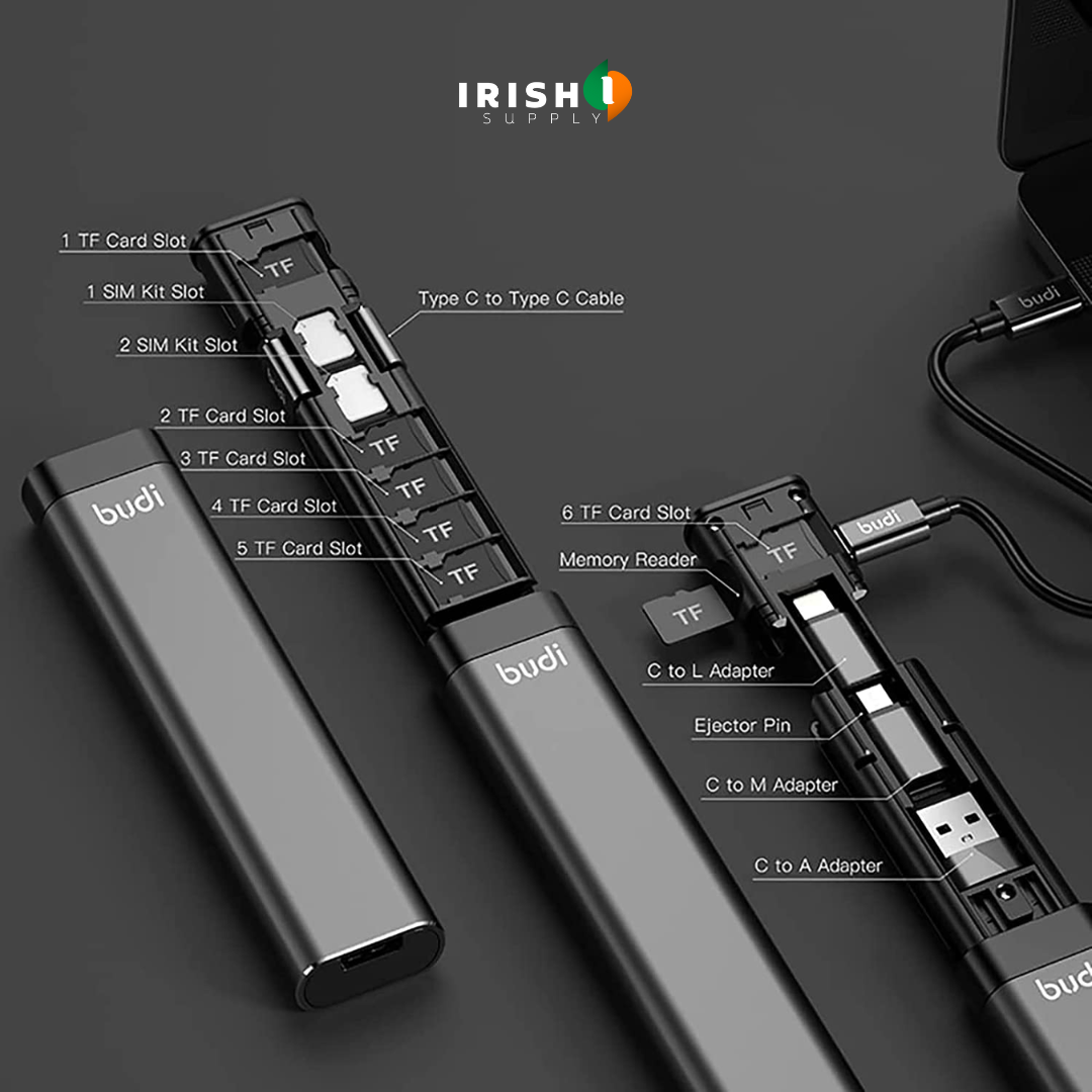 Irish Supply, SMARTLINK  Essential Travel Data Sync Cable Stick