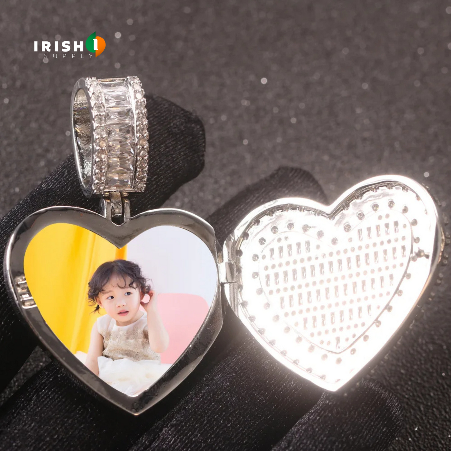 ICELOCK Forever Memory Heart Photo Locket