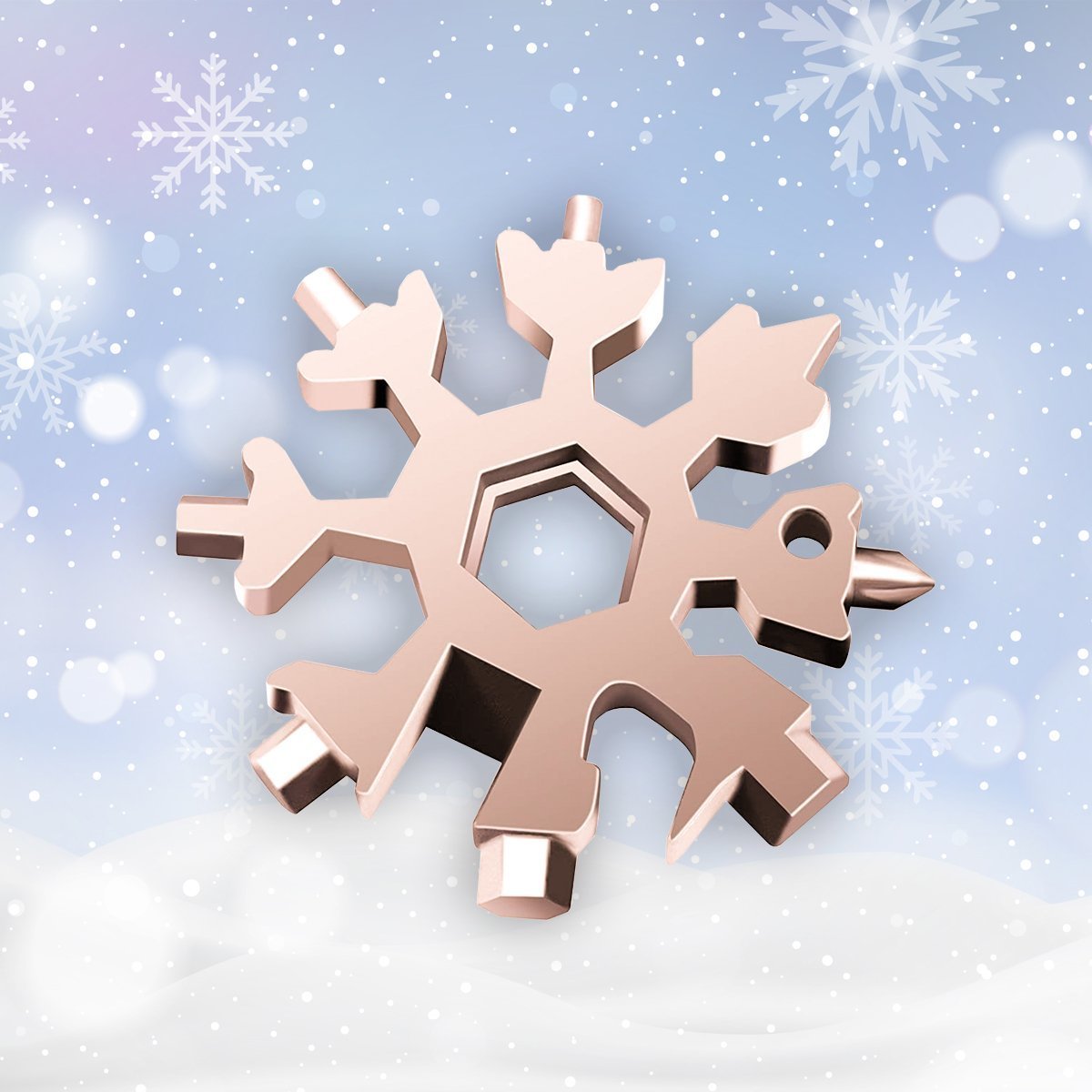 Irish Supply, LYFESAVER 18-IN-1 STAINLESS STEEL SNOWFLAKES STANDARD MULTI-TOOL