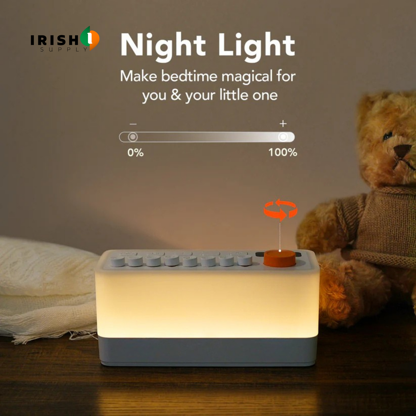 SERENIFI Smart Sleep Aid Speaker with RGB Night Light