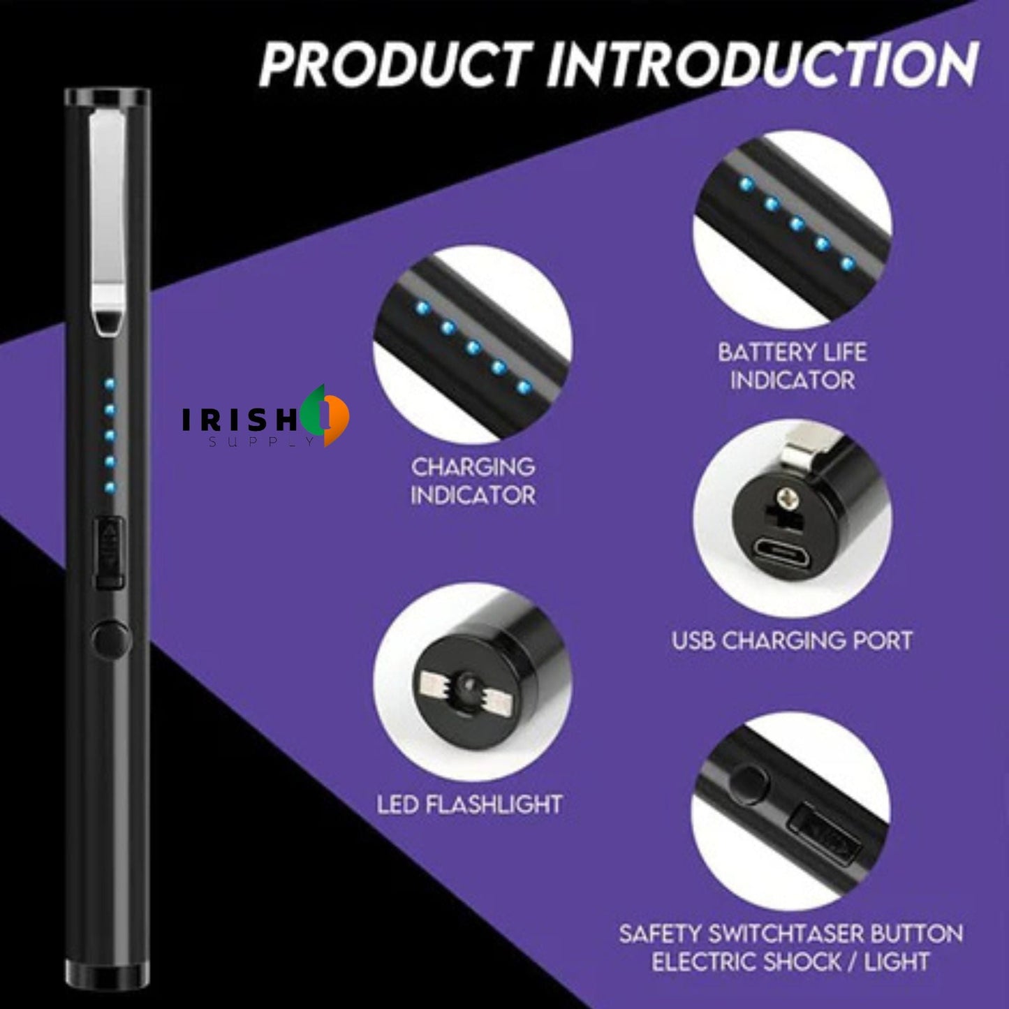 SHOCKGUARD Elite Self-Defense Stun Pen