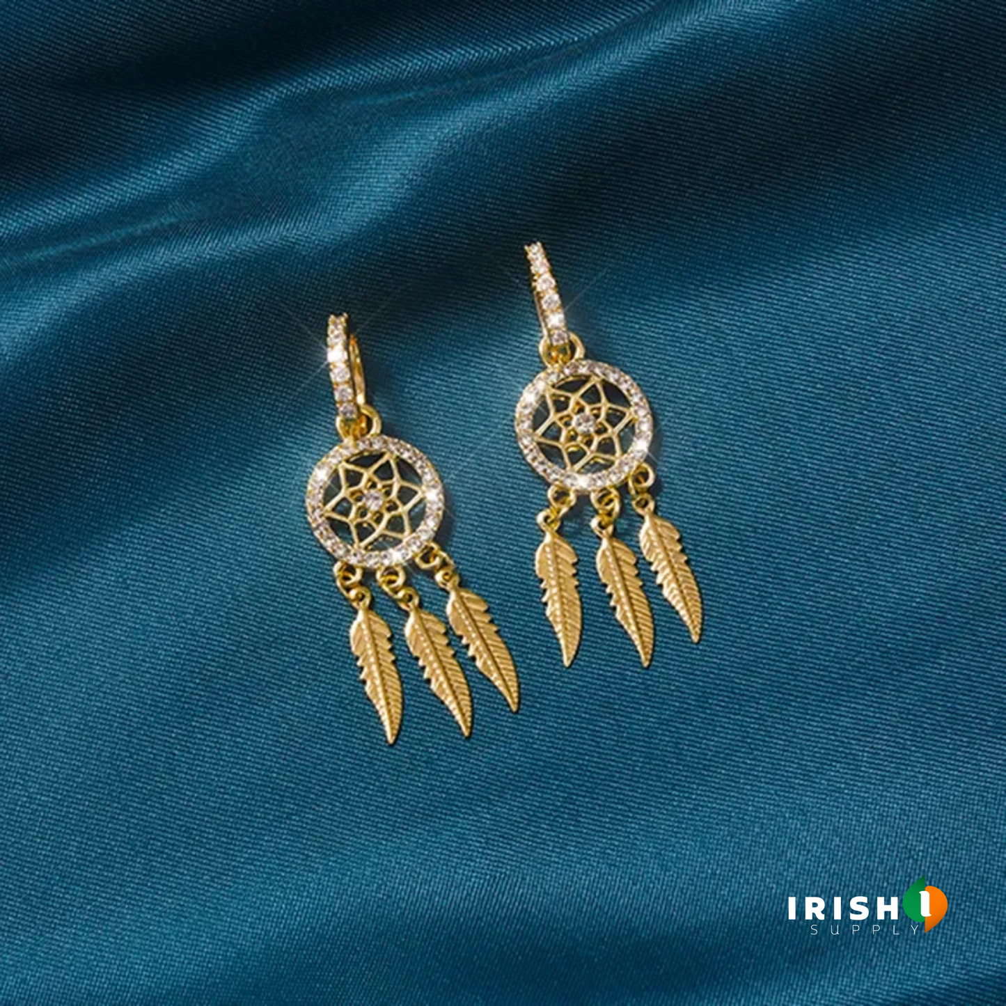 LUNARA  Exquisite Dream Catcher Dangle Earrings