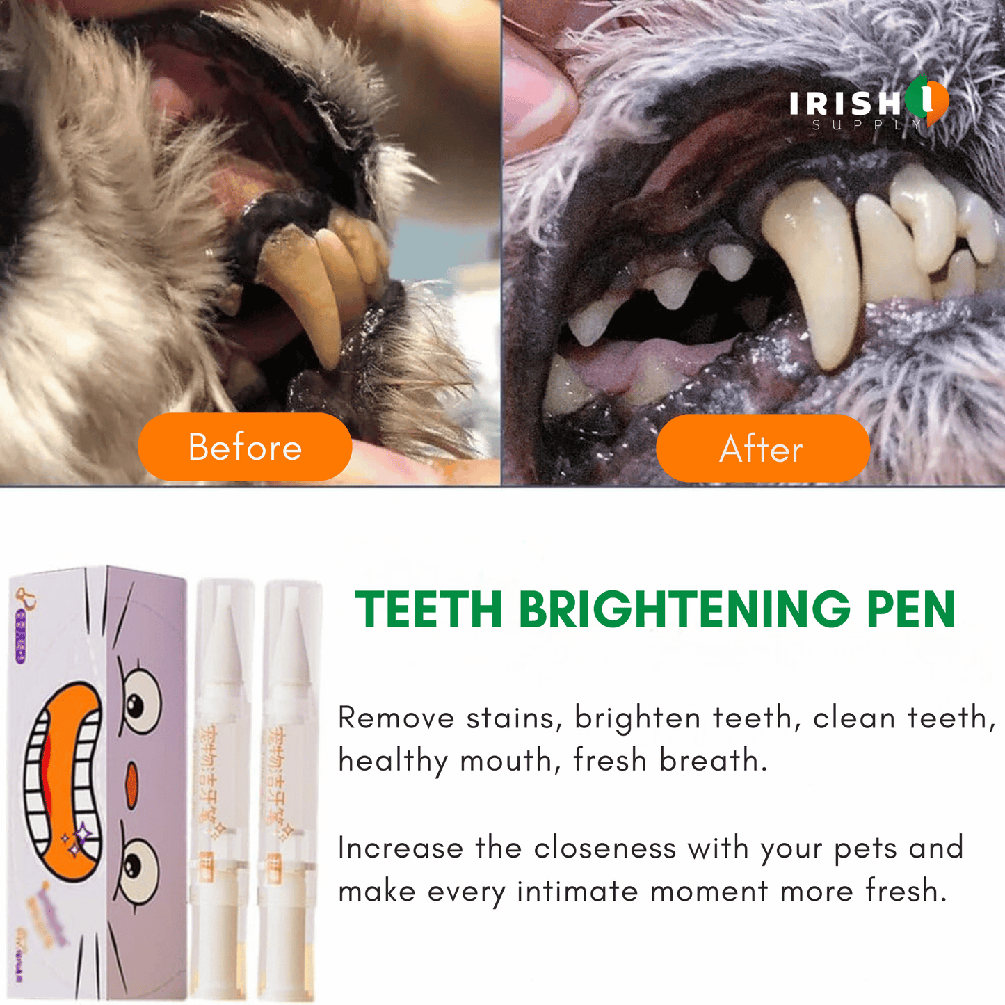 CLEANBITE Pet Toothbrush Pen