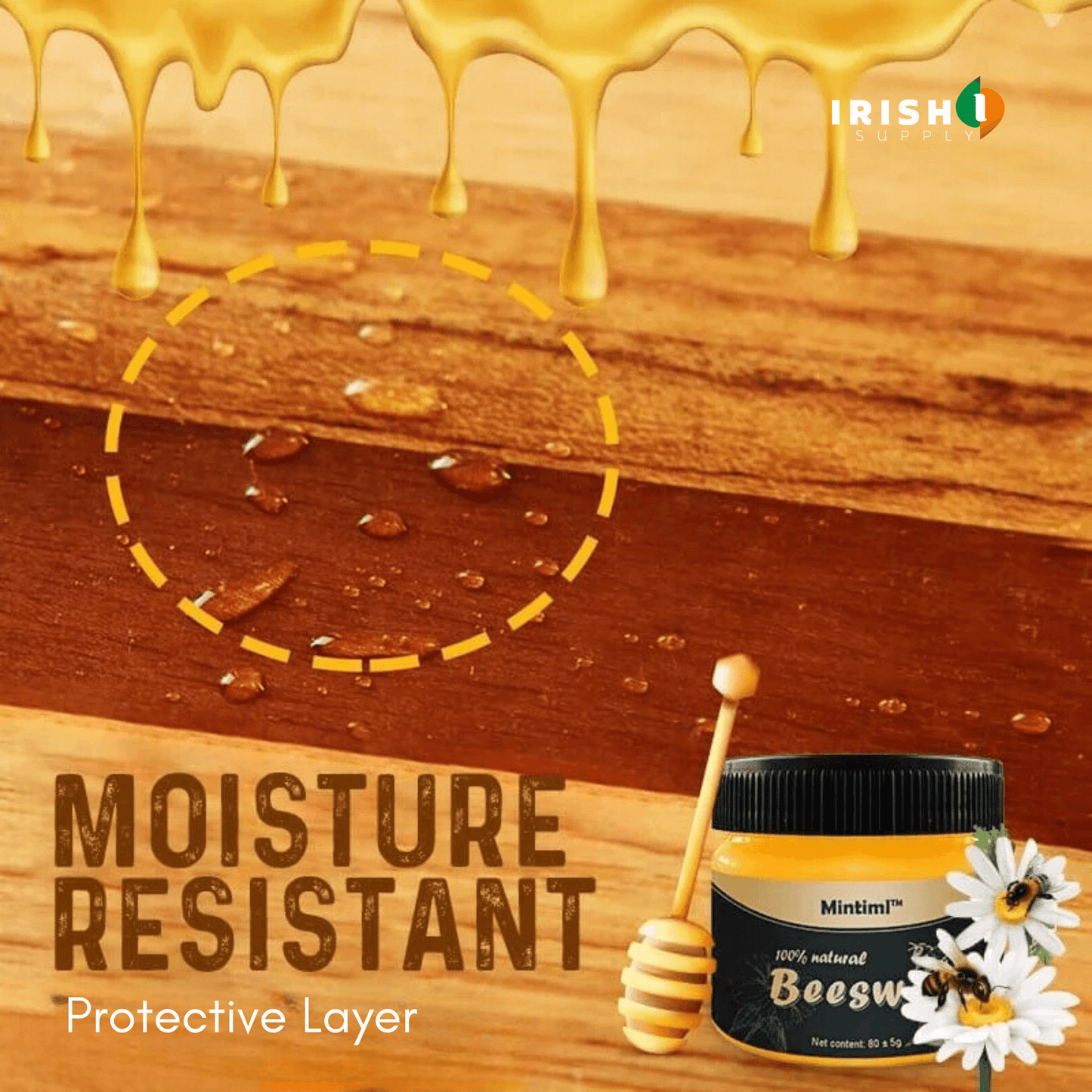 PUREPOLISH Wood Furniture Polishing Beeswax