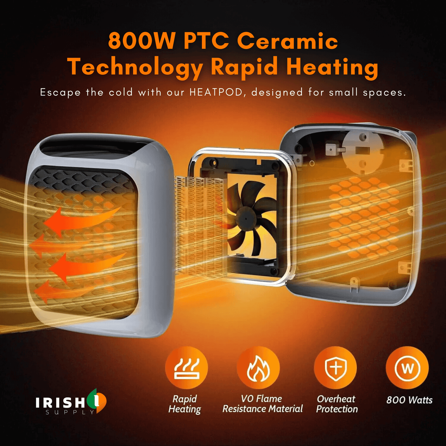 HEATPOD Wall Mounted Portable Heater