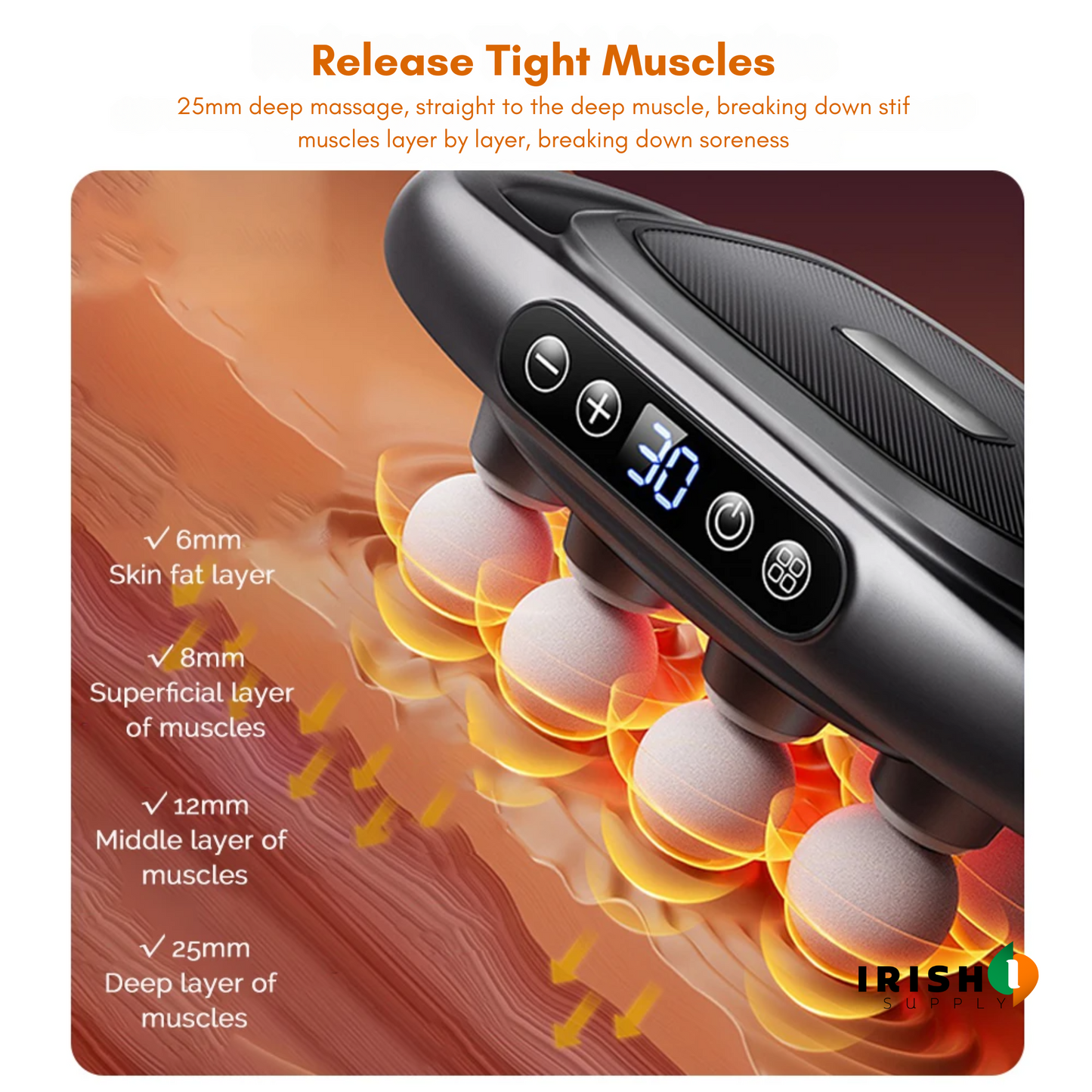 POWERPULSE Ultimate 8-Head Massager