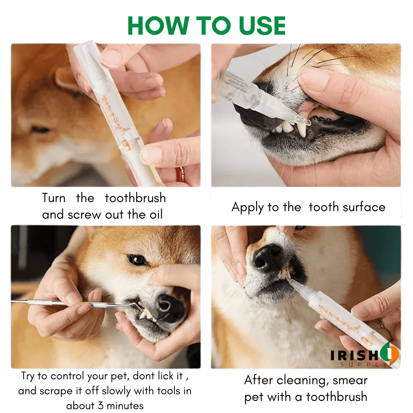 CLEANBITE Pet Toothbrush Pen