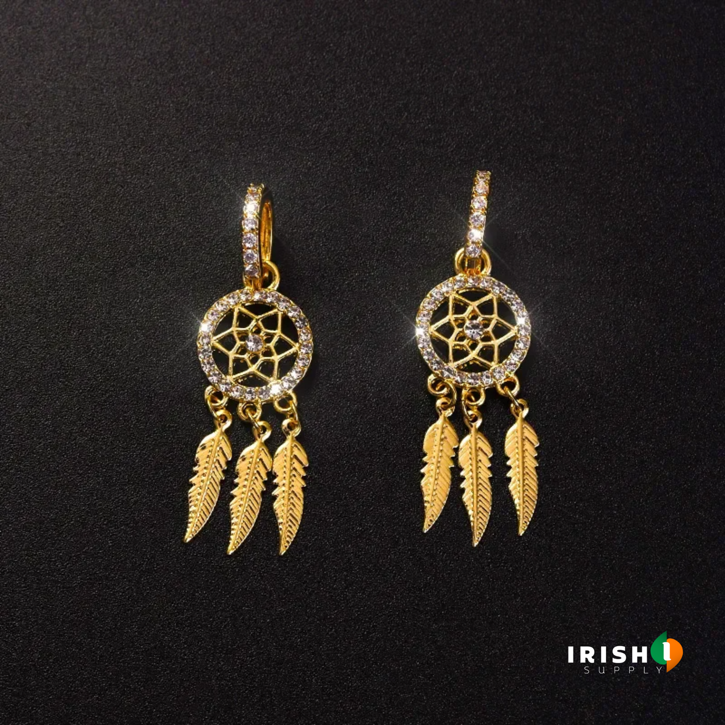 LUNARA  Exquisite Dream Catcher Dangle Earrings