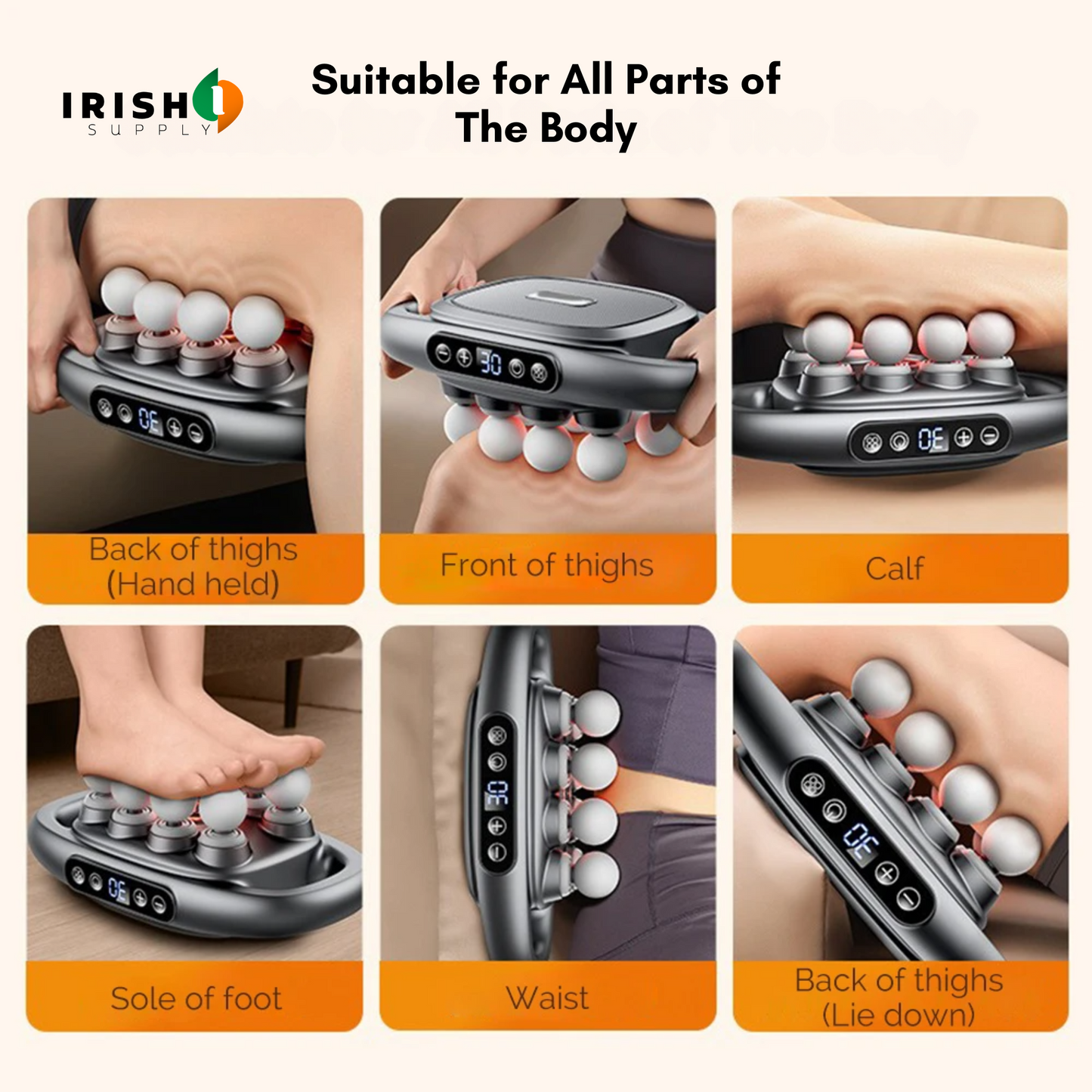 POWERPULSE Ultimate 8-Head Massager
