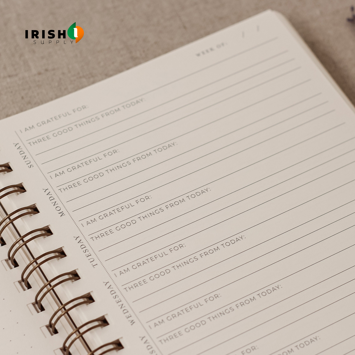 GRATIFLOW Undated Self-Care & Gratitude Journal