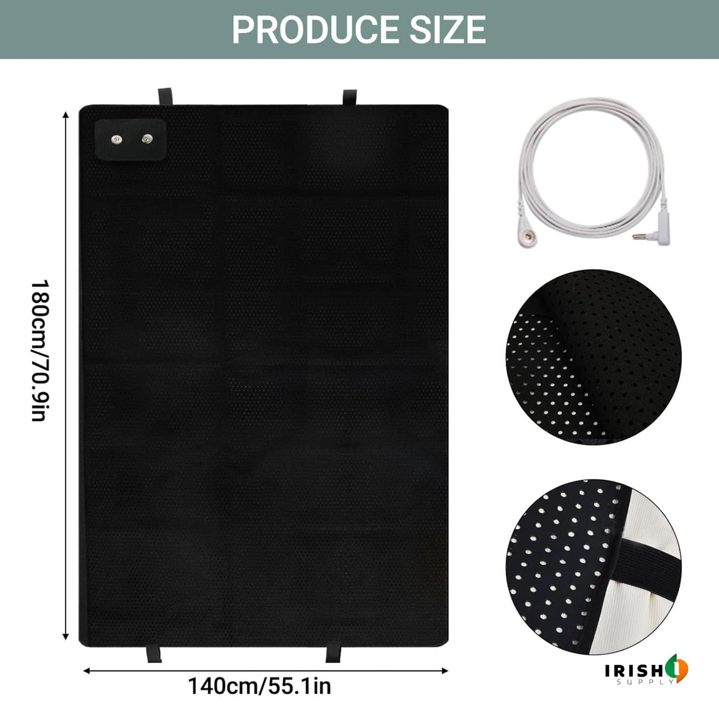 STATICURE Leather Electrostatic Grounding Pad