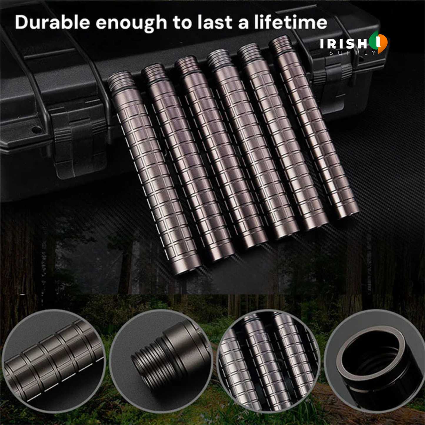 EVERSTRONG  Multifunctional Survival Tools Walking Stick