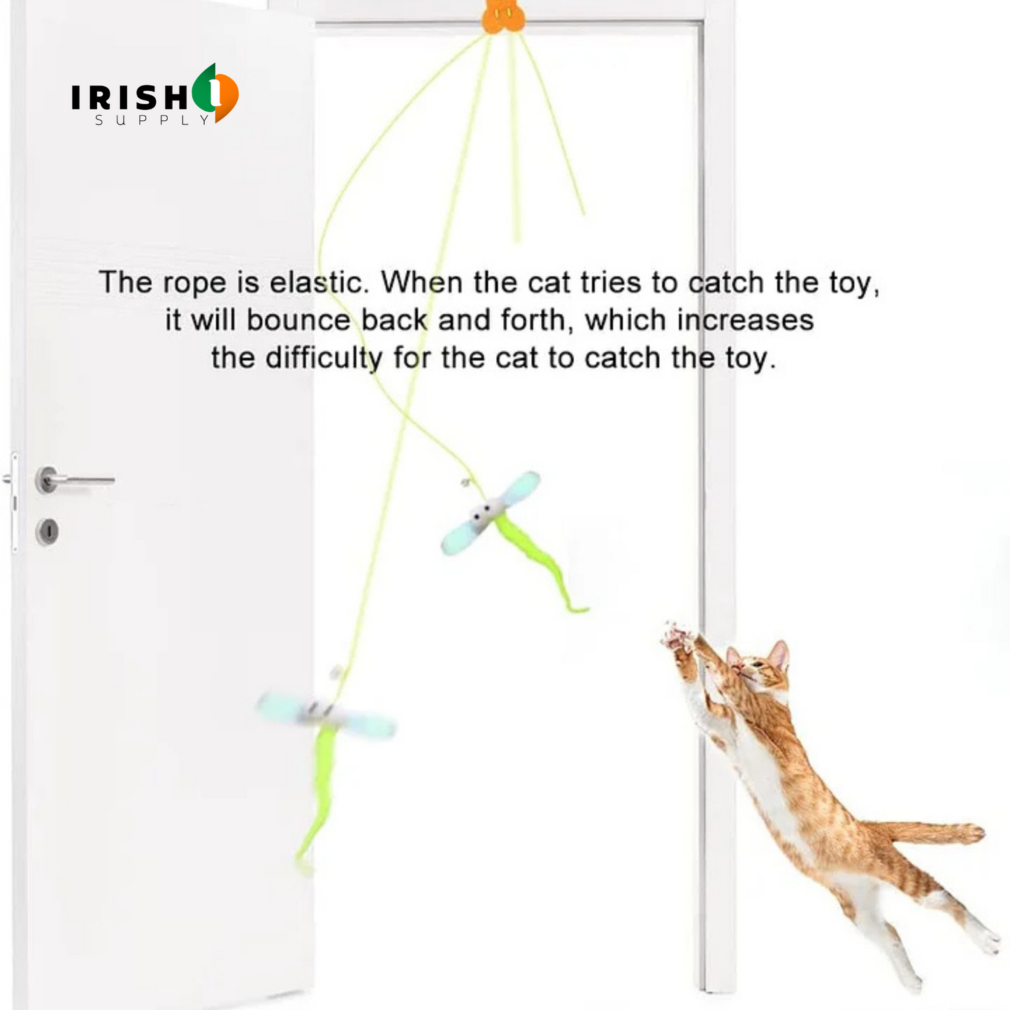 KITTYTETHER Hanging Door Type Interactive Kitten Toy
