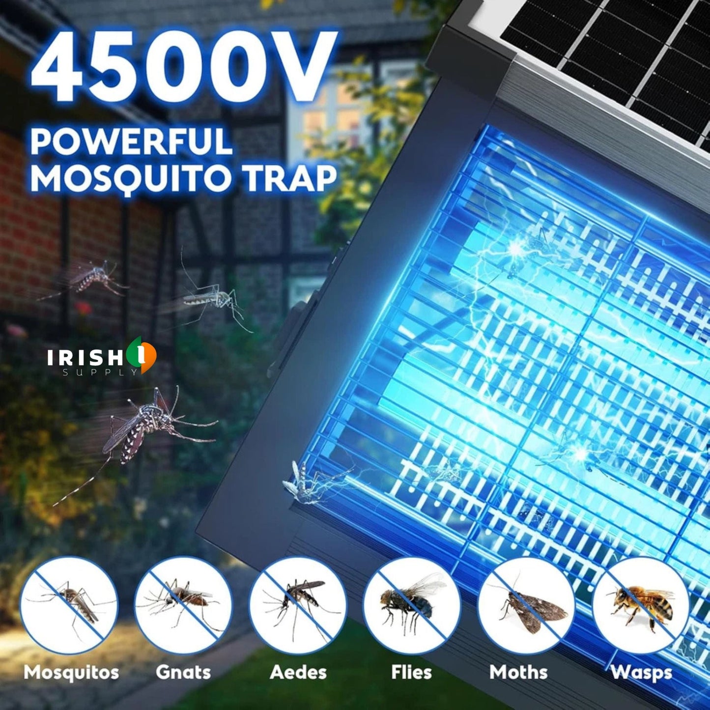ZAPTRA Solar Outdoor Insect Eliminator