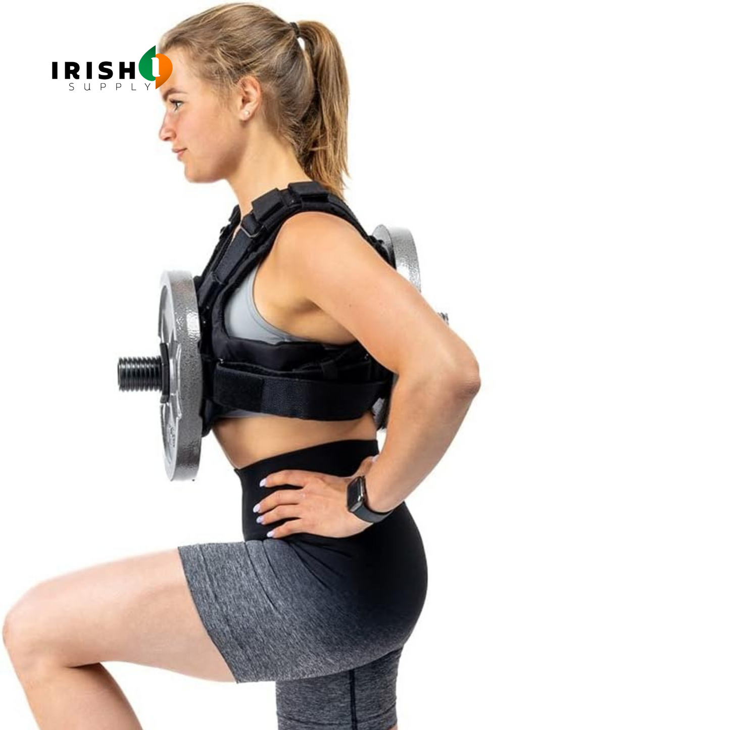 IRONVEST Plate Carrier Weight Loading Running Vest