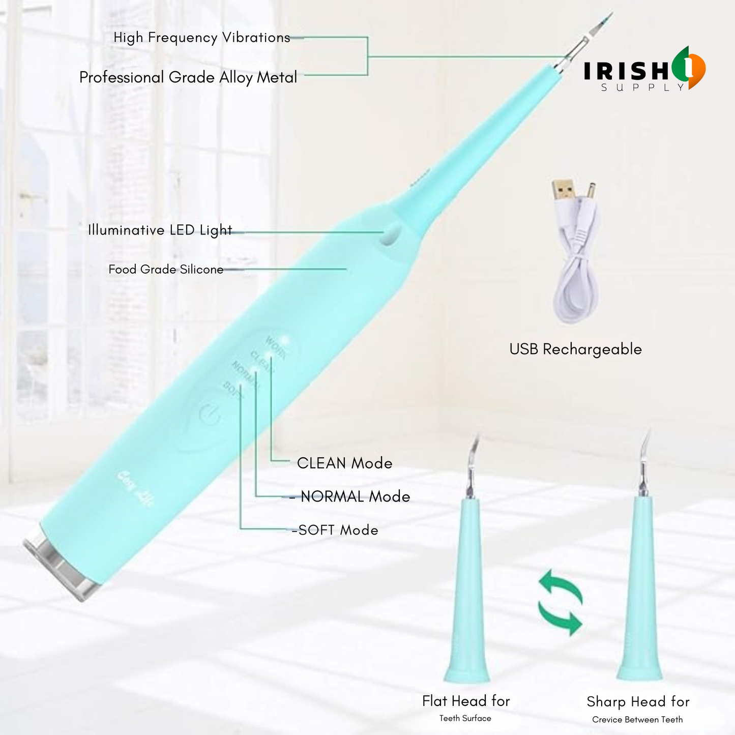 BRUSHTEK Advanced Ultrasonic Dental Cleaner