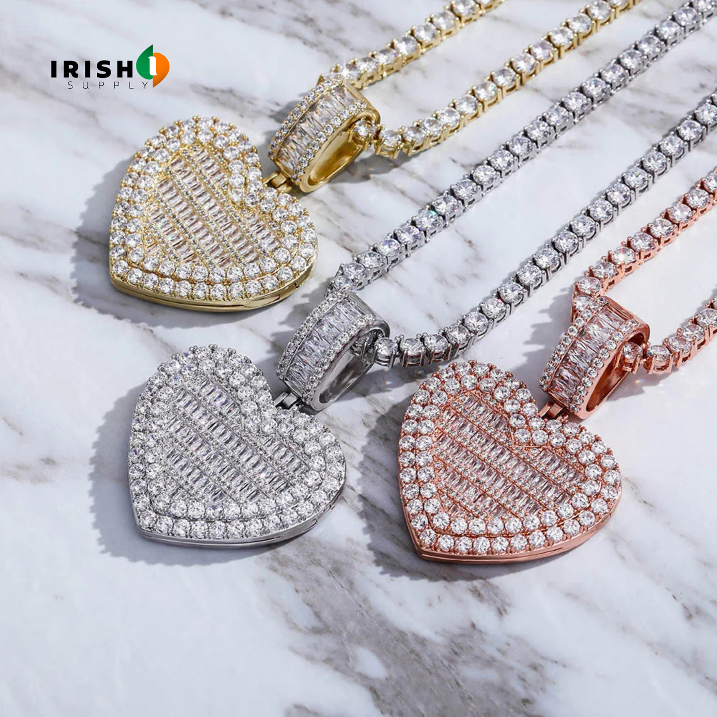 ICELOCK Forever Memory Heart Photo Locket
