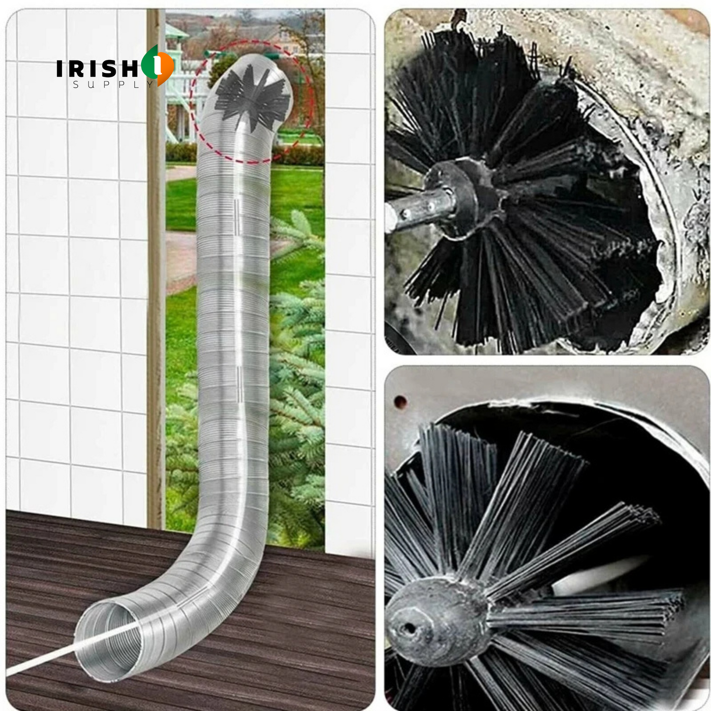 FLEEXSWEEP Flexible Rods, Spotless Flues