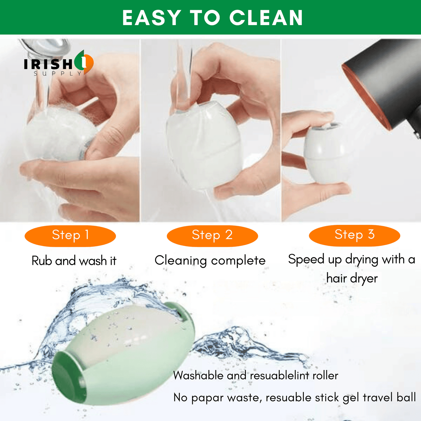 CLEANSWIPE Reusable Lint Rollers