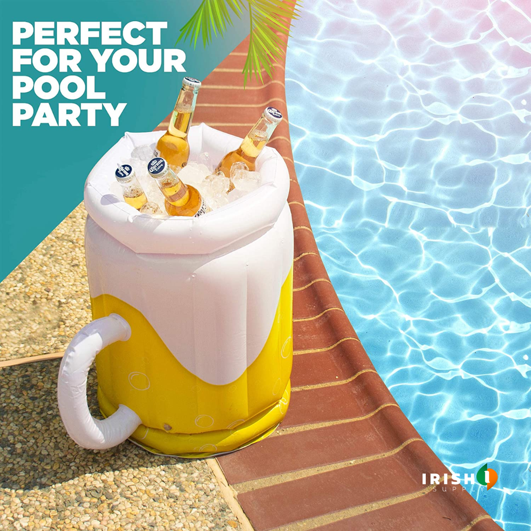 Irish Supply, FLOATBUCKET Inflatable Beer Mug