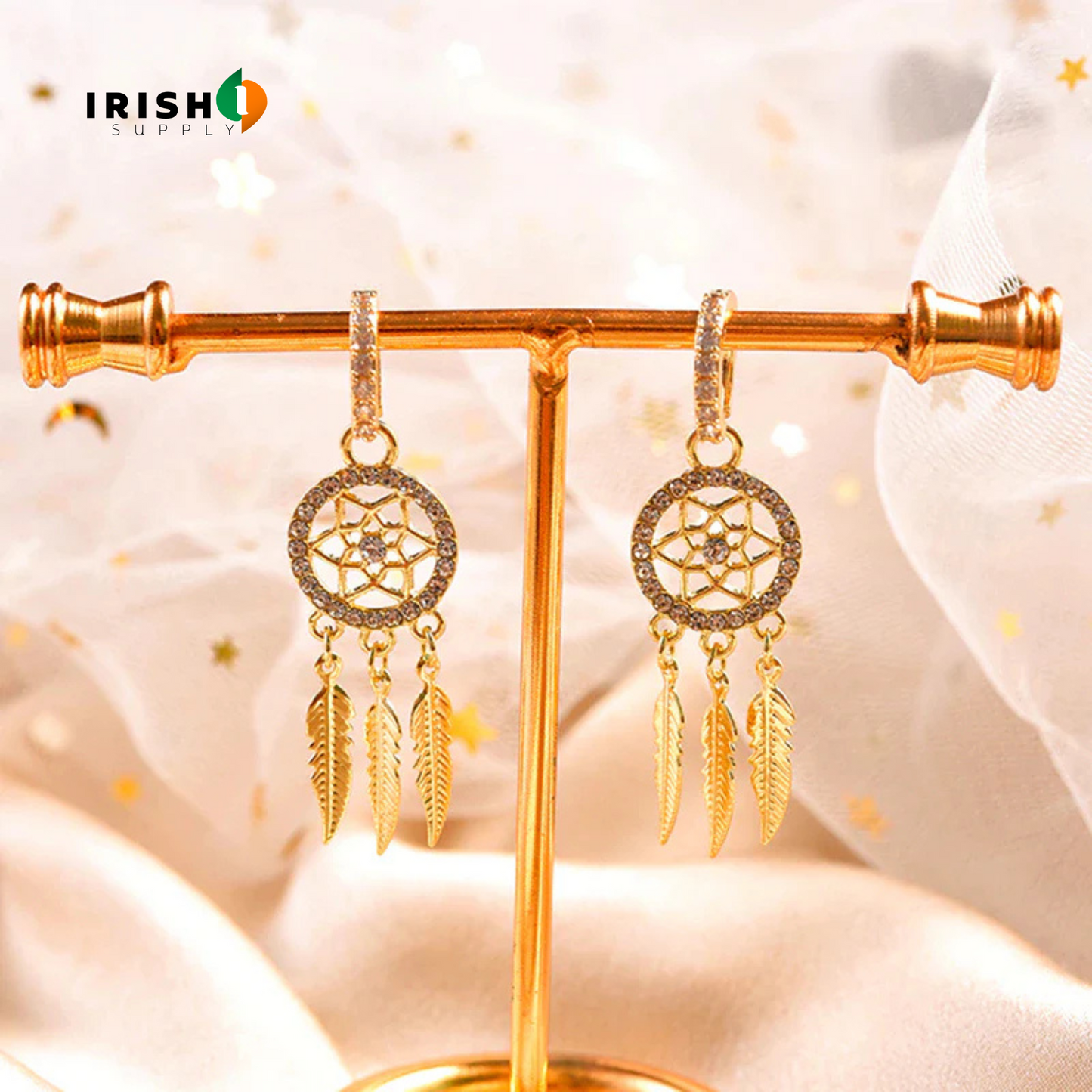 LUNARA  Exquisite Dream Catcher Dangle Earrings