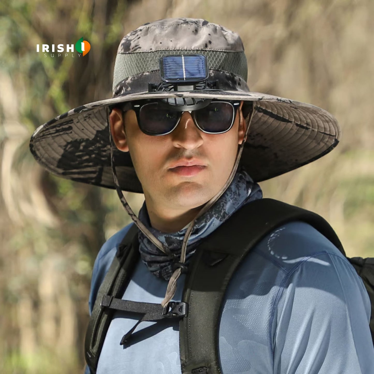 COOLCAPTOR Sun Hat with Solar Fan