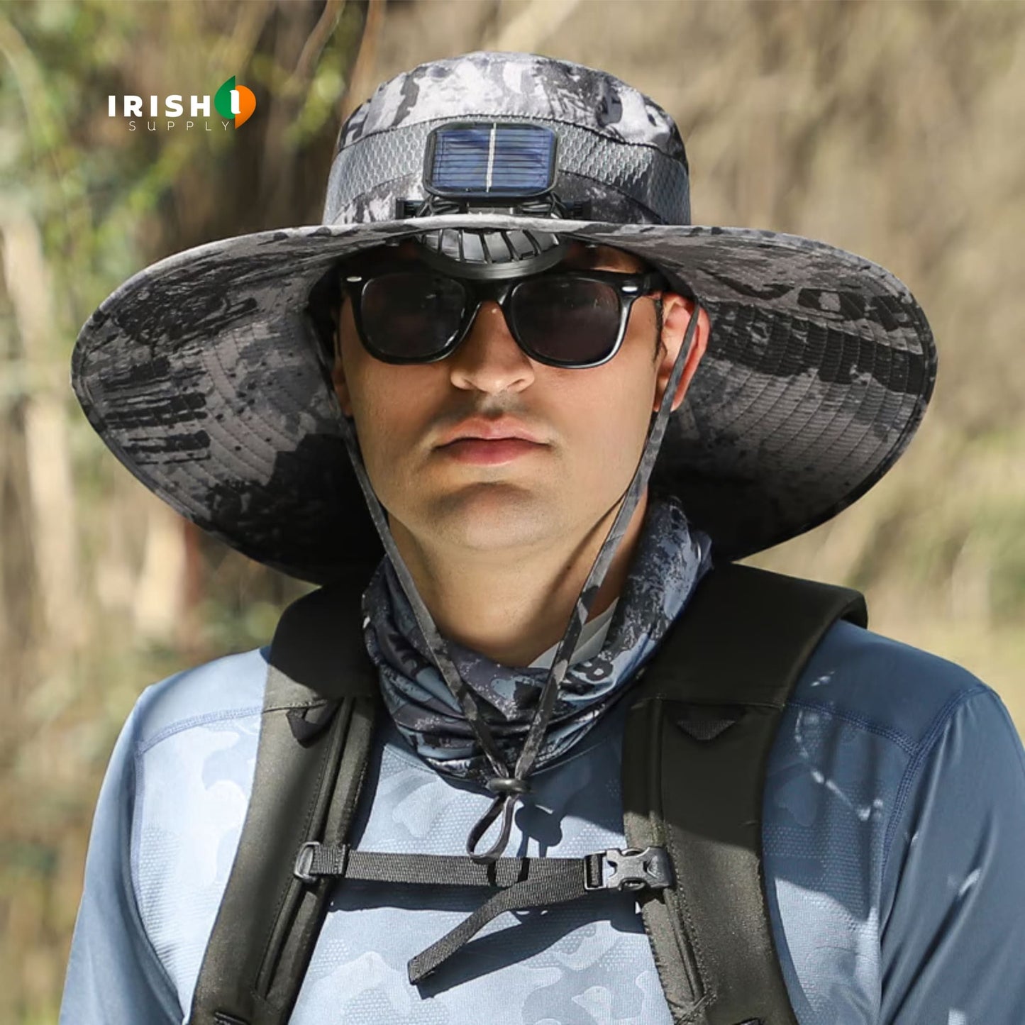 COOLCAPTOR Sun Hat with Solar Fan