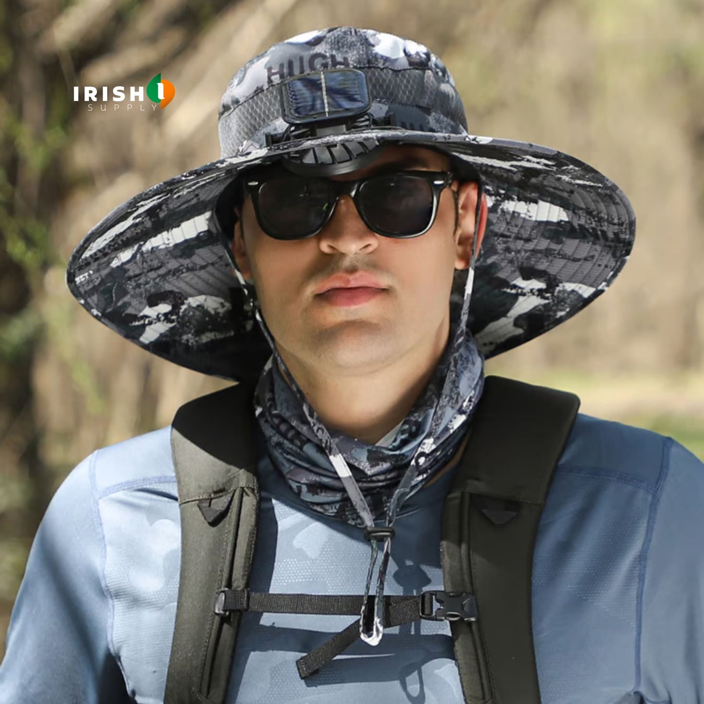COOLCAPTOR Sun Hat with Solar Fan