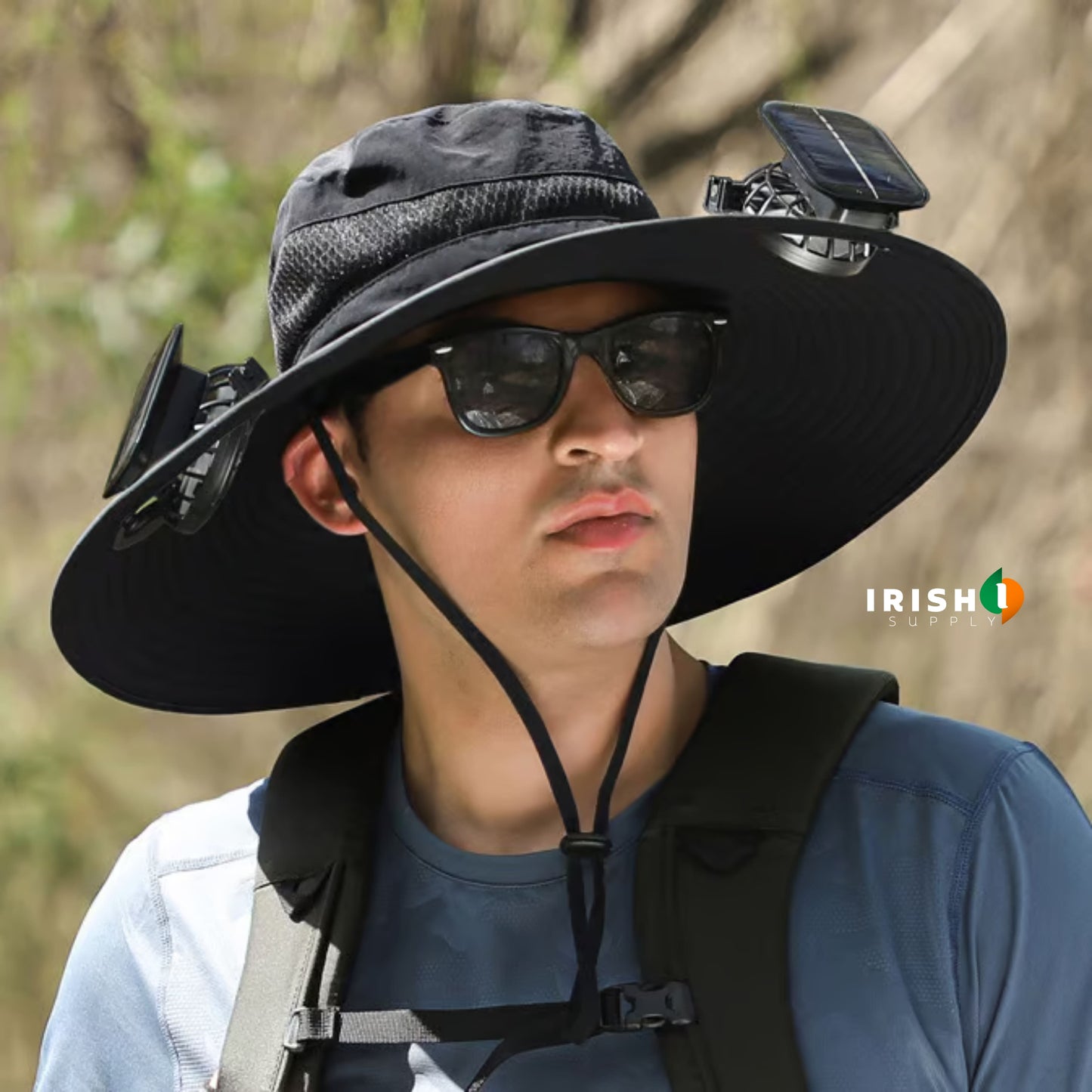 COOLCAPTOR Sun Hat with Solar Fan