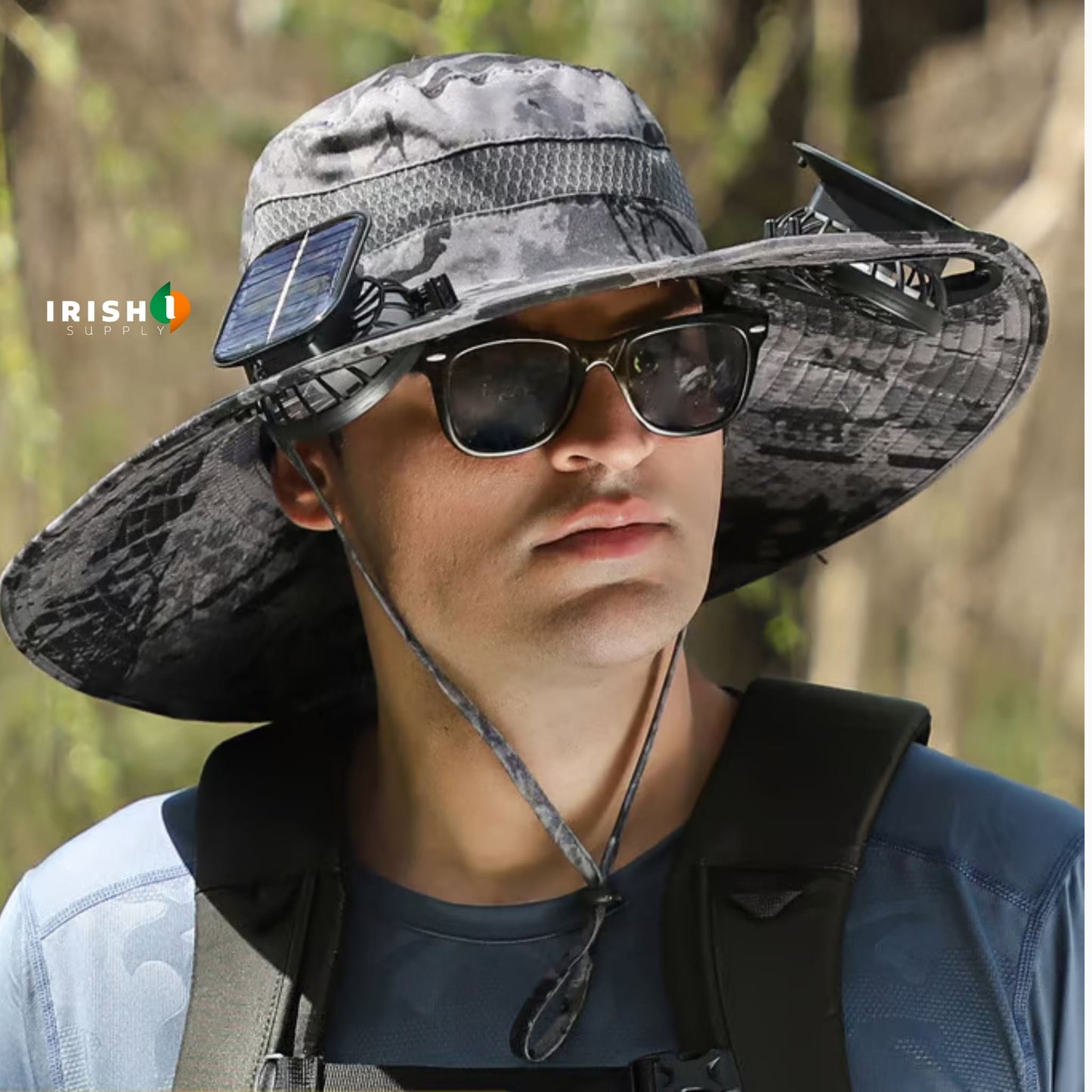 COOLCAPTOR Sun Hat with Solar Fan