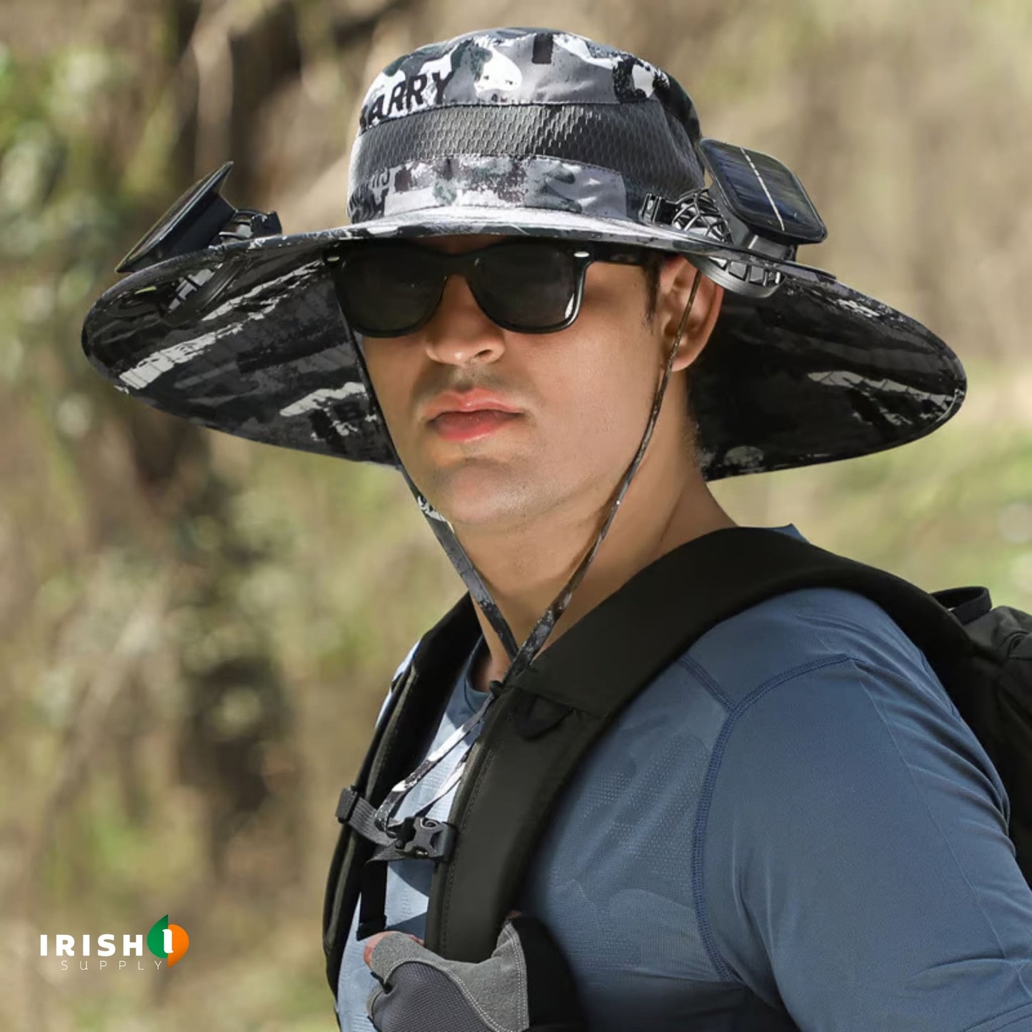 COOLCAPTOR Sun Hat with Solar Fan